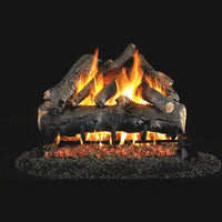 24-inch American Oak Vented Gas Log Set by Real Fyre