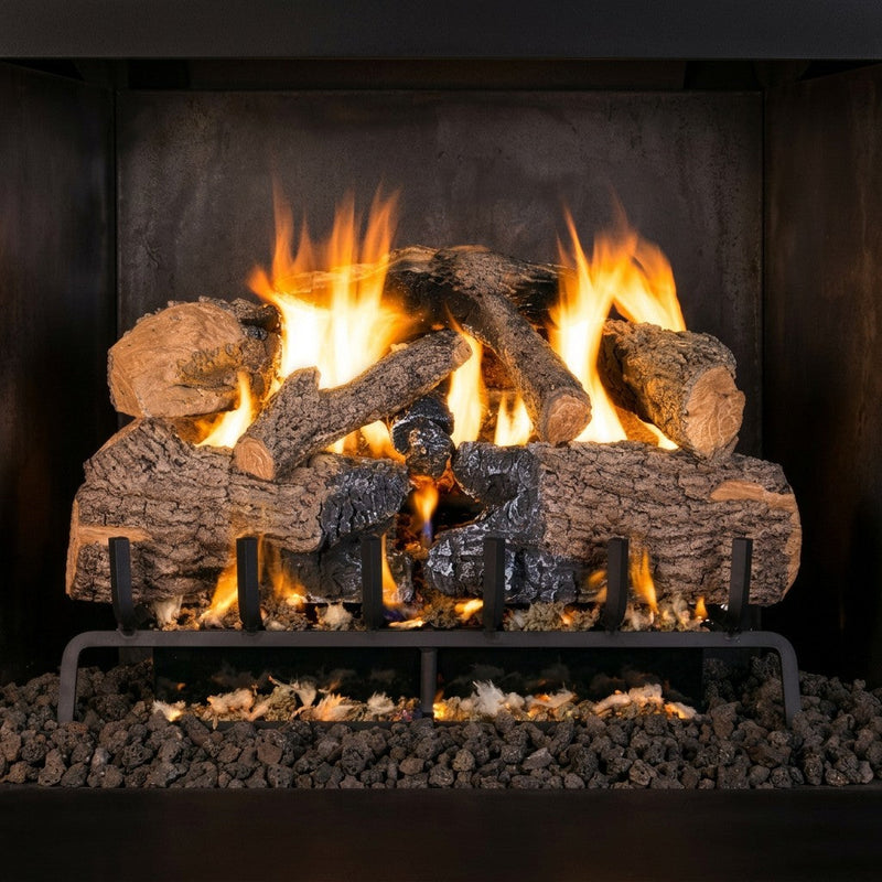 18-inch Charred Angel Oak Outdoor Vented Gas Log Set by Real Fyre