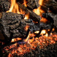18" Charred Northern Outdoor Vented Gas Log Set | Real Fyre