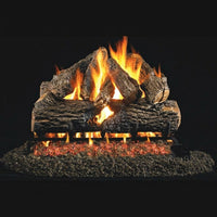 18-inch Charred Oak Outdoor Vented Gas Log Set by Real Fyre