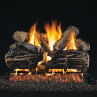 18-inch Charred Split ANSI Vented Gas Log Set by Real Fyre