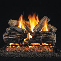 18" Charred Split ANSI Vented Gas Log Set | Real Fyre