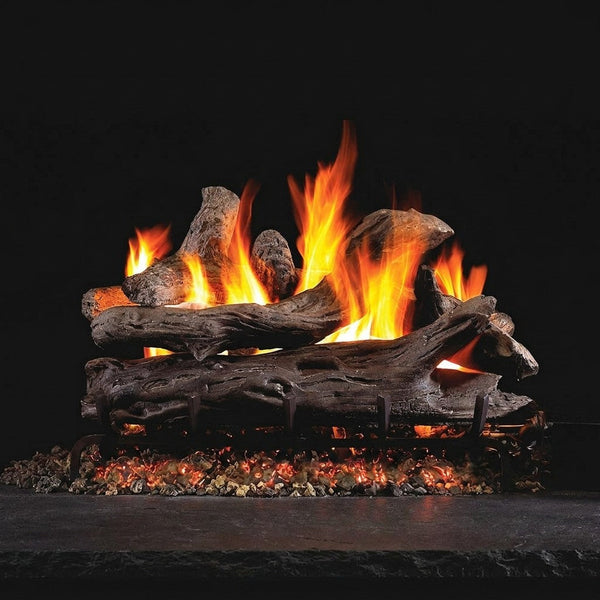 30-inch Coastal Driftwood Vented Gas Log Set by Real Fyre