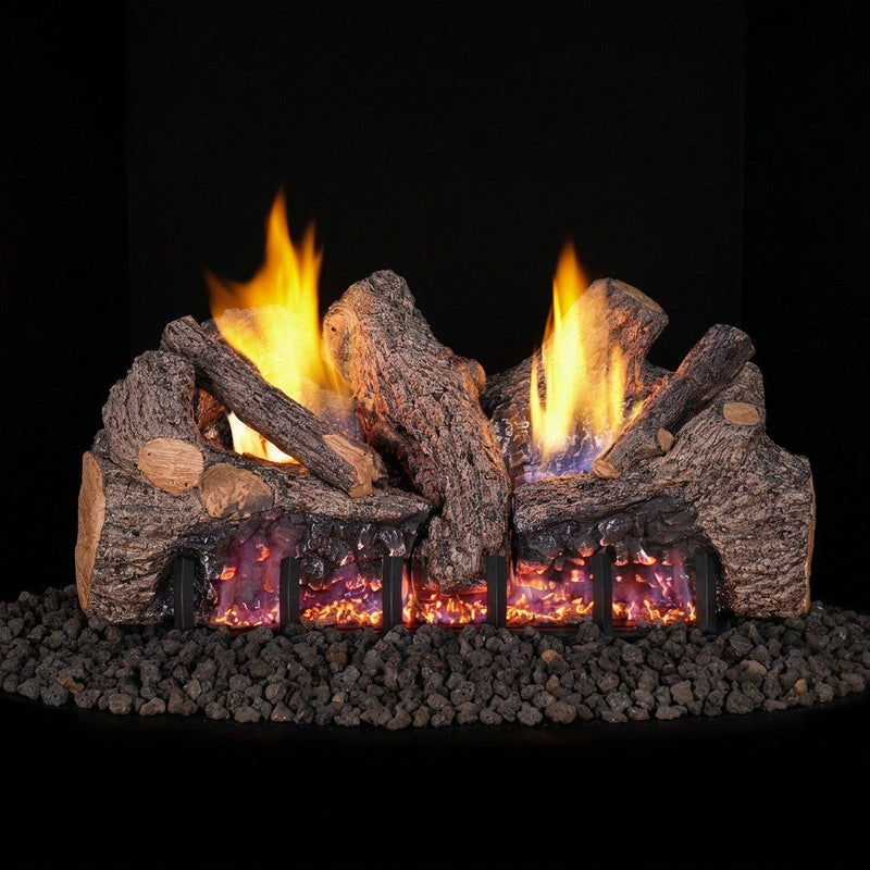 30-inch Foothill Oak Ventless Gas Log Set by Real Fyre