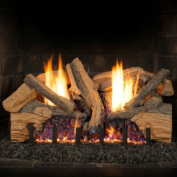 18" Foothill Split Oak Ventless Gas Logs | Real Fyre