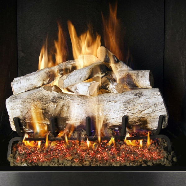 18-inch Mountain Birch Outdoor Vented Gas Log Set by Real Fyre