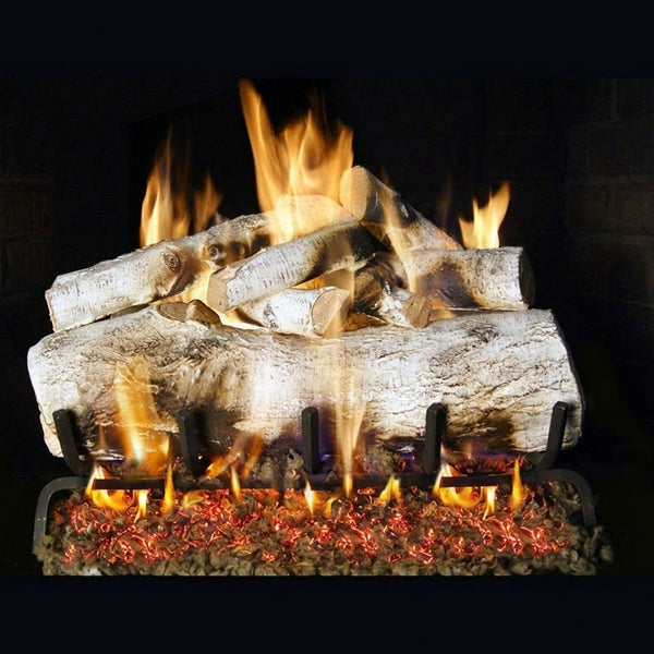 24-inch Mountain Birch Vented Gas Log Set by Real Fyre