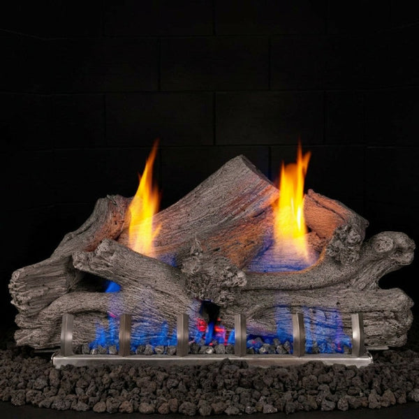 18" Peterson Driftwood Ventless Gas Logs | Real Fyre