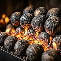 24" Peterson Gray Stone Fireball Ventless Gas Logs | Real Fyre