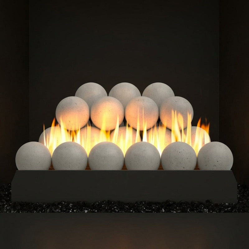 24-inch Peterson Gray Stone Fireball Ventless Gas Logs by Real Fyre