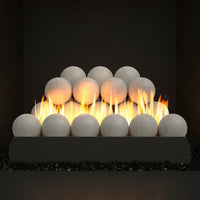 18-inch Peterson Gray Stone Fireball Ventless Gas Logs by Real Fyre