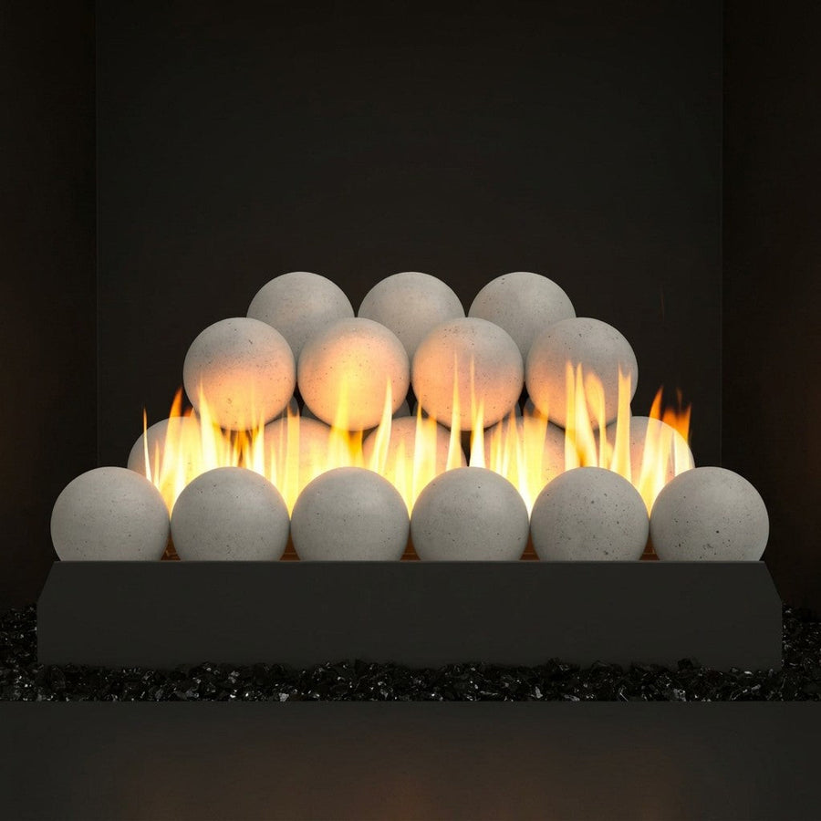 18" Peterson Gray Stone Fireball Ventless Gas Logs
