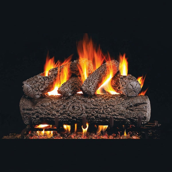 18-inch Post Oak ANSI Vented Gas Log Set by Real Fyre