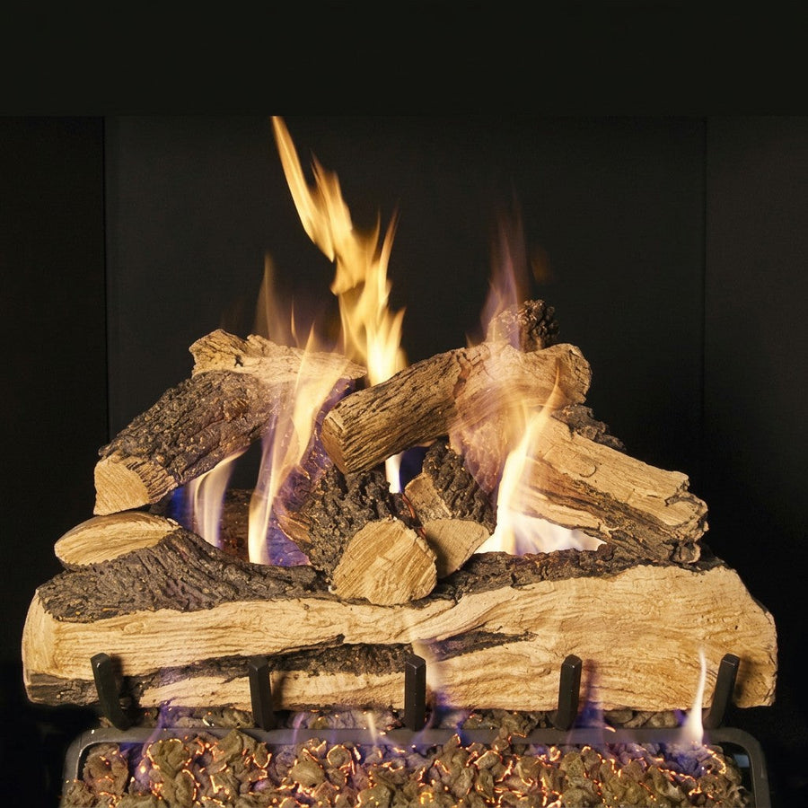 Split Oak Designer See-Through Vented Gas Log Set
