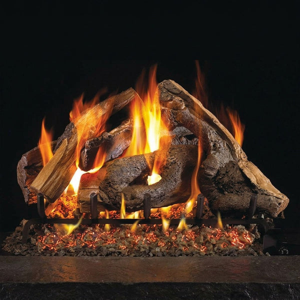 24-inch Woodstack Vented Gas Log Set by Real Fyre