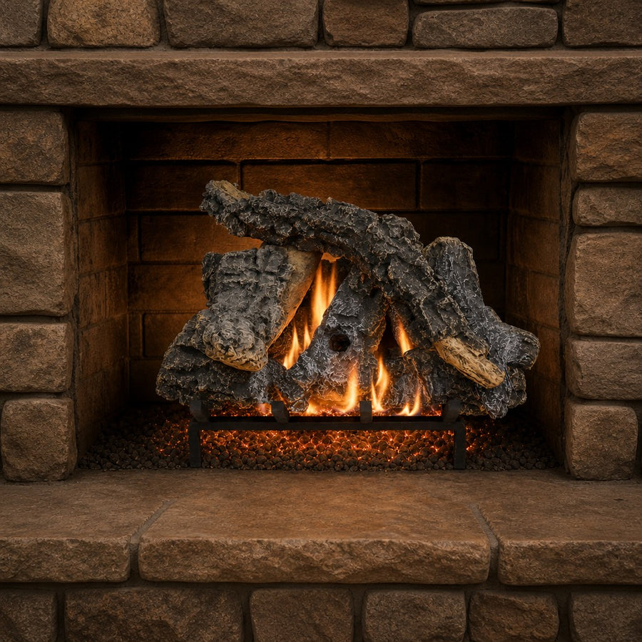 Canyon Timbers Vented Gas Log Set