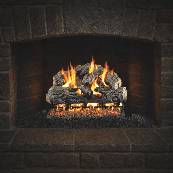 18" Charred Northern ANSI Vented Gas Log Set | Real Fyre