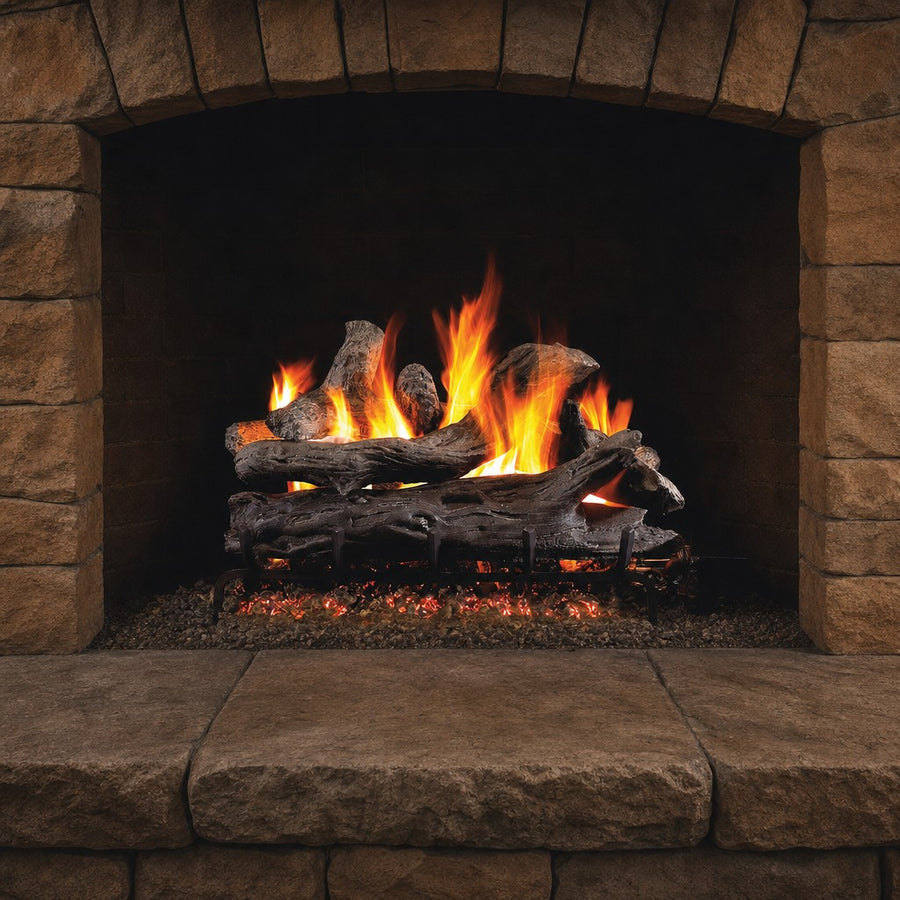 Coastal Driftwood Vented Gas Log Set