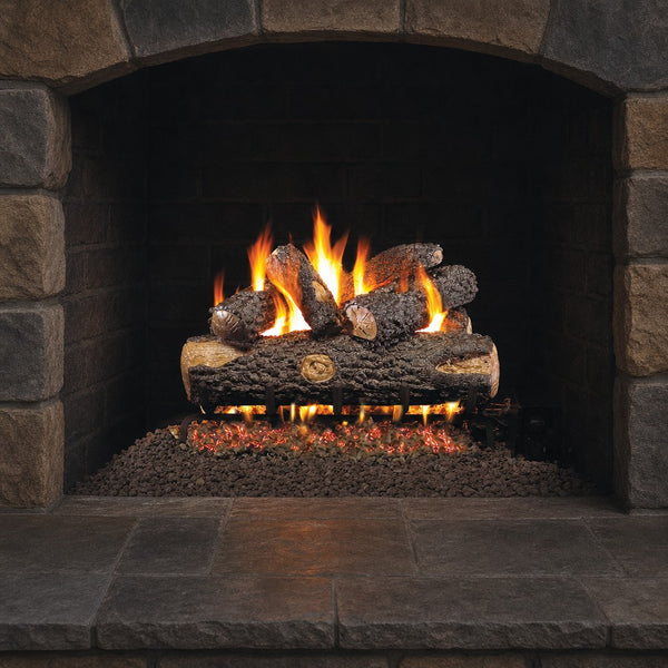 18" Woodland Oak ANSI Vented Gas Log Set | Real Fyre