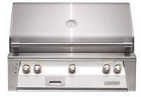 Alfresco ALXE 36-Inch Built-In Natural Gas Grill — Signal White Matte — manufacturer front view