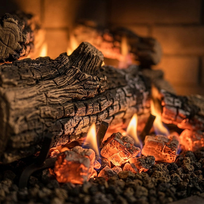 20" Split Oak Designer Plus ANSI Vented Gas Log Set | Real Fyre