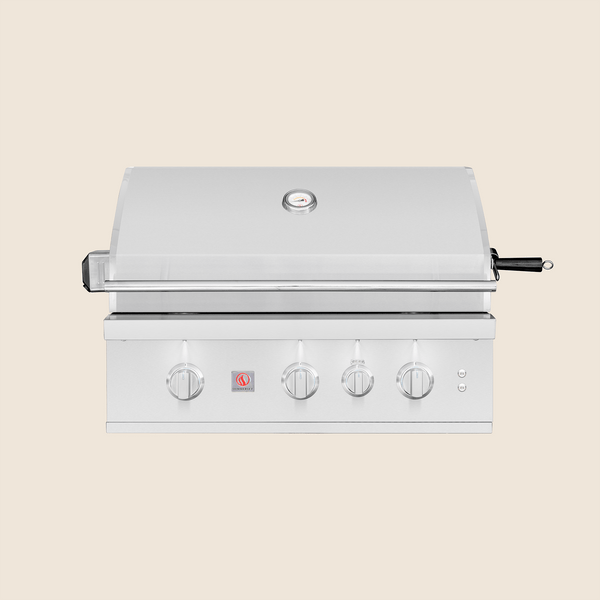 Summerset TRL Pro 32" 3-Burner Built-In Gas Grill with Infrared Rear Burner & Rotisserie Kit