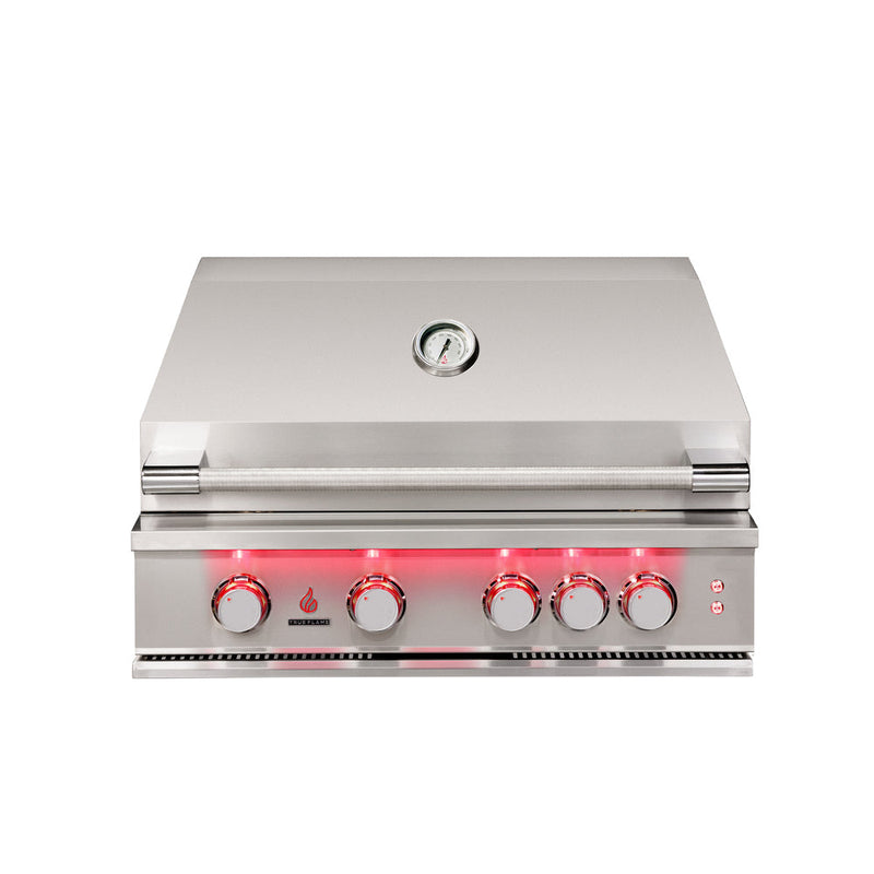 TrueFlame 32-Inch 4-Burner Built-In Gas Grill