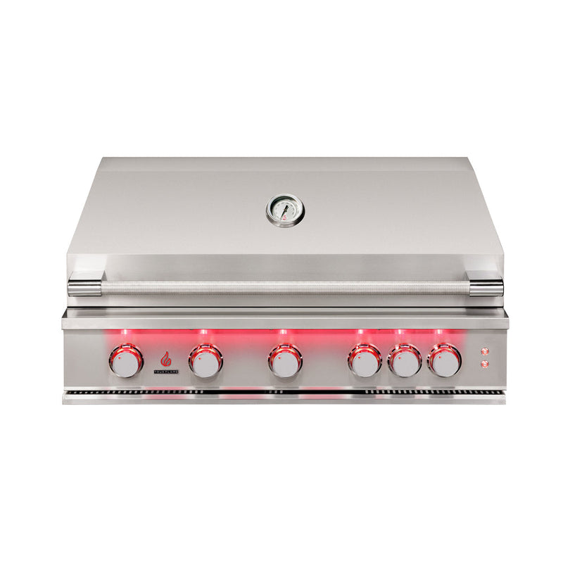 TrueFlame 40-Inch 5-Burner Built-In Gas Grill