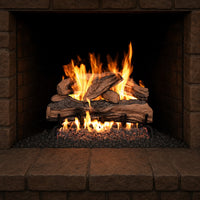 20" Split Oak Designer Plus ANSI Vented Gas Log Set | Real Fyre