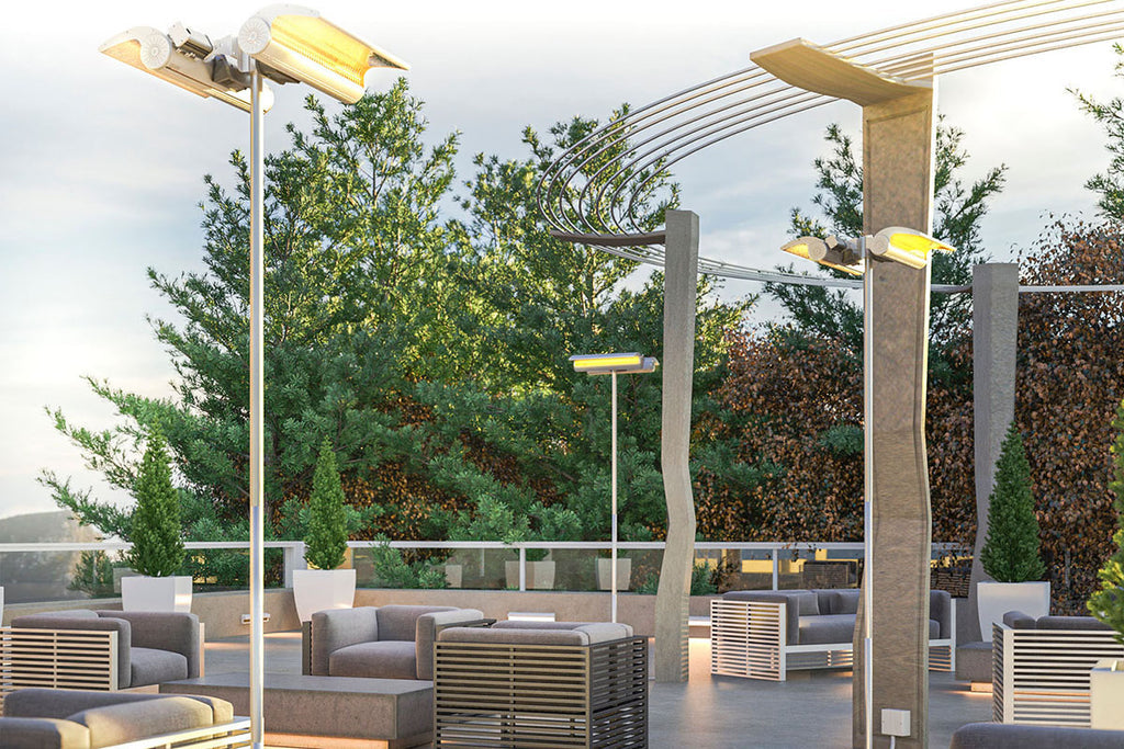 Dimplex DSH 2000W Outdoor/Indoor Infrared Electric Heater - Model DSH20W