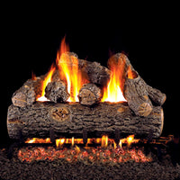 24" Oak Designer Plus Vented Gas Log Set | Real Fyre