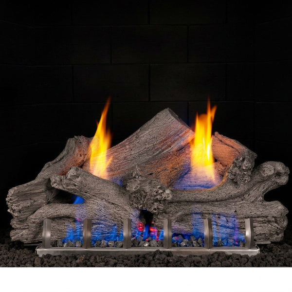 24" Peterson Driftwood Outdoor Ventless Gas Logs | Real Fyre