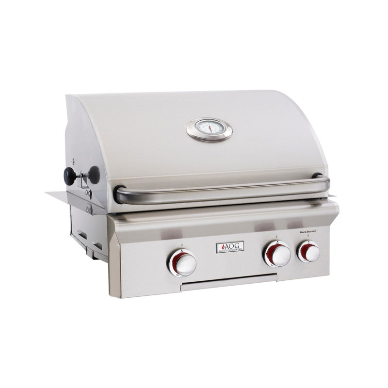 American Outdoor Grill T-Series 24" Built-In Natural Gas Grill with Rotisserie & Backburner