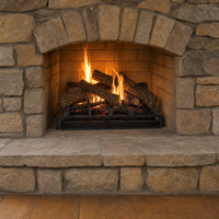 24" White Birch Vented Gas Log Set | Real Fyre