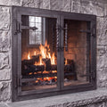 Hammered Edge - Masonry & Prefab Fireplace Glass Doors | Custom