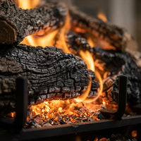 30" Charred Angel Oak Vented Gas Log Set | Real Fyre