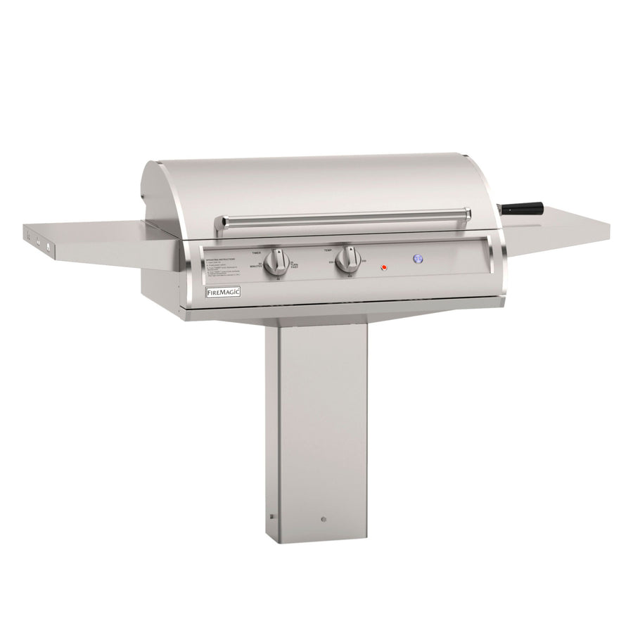 Fire Magic EL500s 30-Inch Accessible Height Analog Electric Grill on In-Ground Post