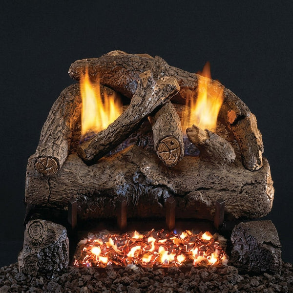 30" Peterson Evening Fyre Ventless Gas Logs | Real Fyre