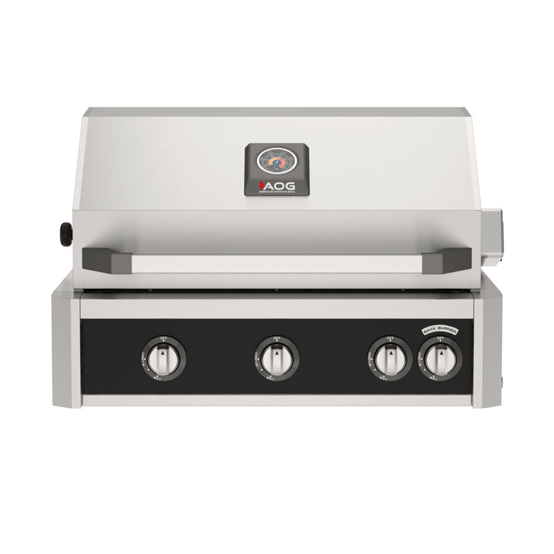 American Outdoor Grill 30" L-Series Built-In Gas Grill with Backburner, Rotisserie & Lights