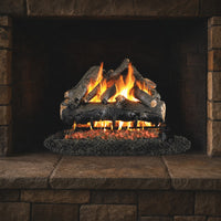 30" American Oak ANSI Vented Gas Log Set | Real Fyre