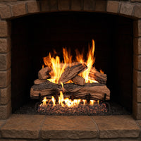 30" Split Oak Designer Plus ANSI Vented Gas Log Set | Real Fyre