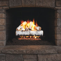 30" White Birch Vented Gas Log Set | Real Fyre