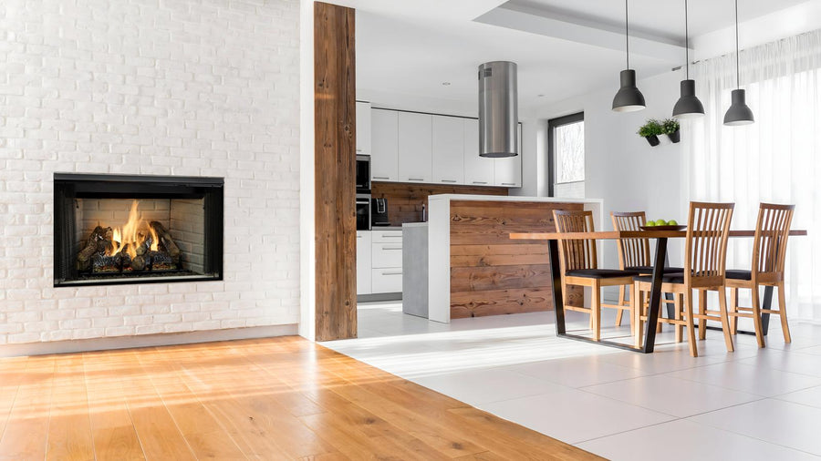 Majestic Reveal 36" Open Hearth B-Vent Gas Fireplace with IntelliFire