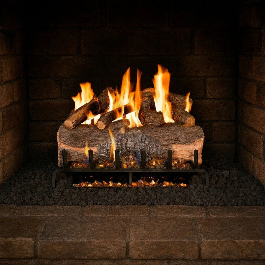 Mountain Crest Oak Vented Gas Log Set