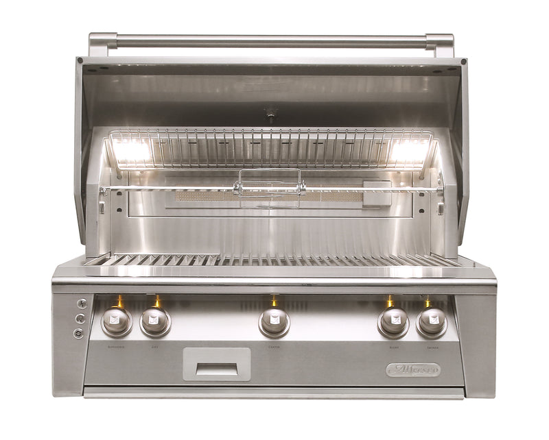 Alfresco ALXE 36-Inch Built-In Gas Grill — 36 Built In Front Open