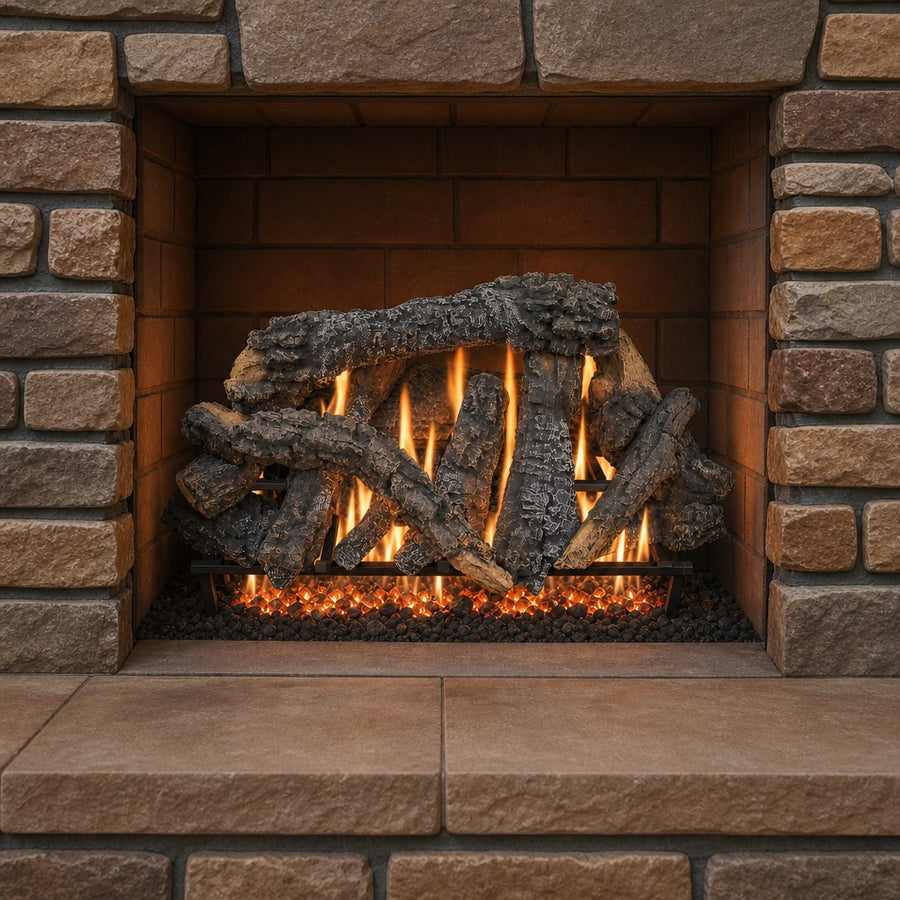 Canyon Timbers Vented Gas Log Set