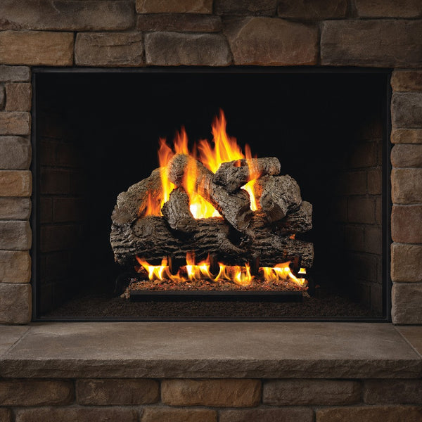 36" Royal English Oak Vented Gas Log Set | Real Fyre