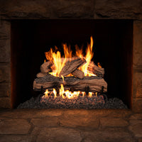 36" Split Oak Designer Plus ANSI Vented Gas Log Set | Real Fyre
