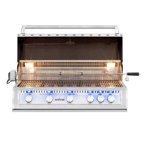SunFire 38" Built-In 5-Burner Gas Grill (Natural Gas)