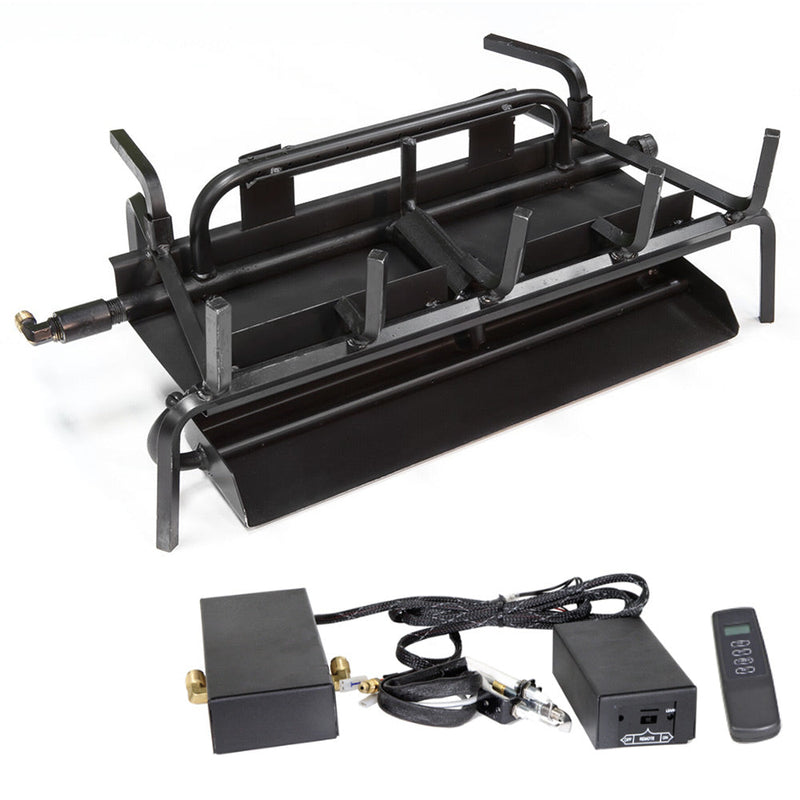 Grand Canyon 24" Assembled See-Through 3-Burner System — Propane, Electronic Ignition with Remote
